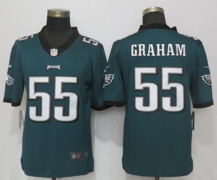 Men Philadelphia Eagles #55 Graham Green Vapor Untouchable New Nike Limited NFL Jerseys->->NFL Jersey